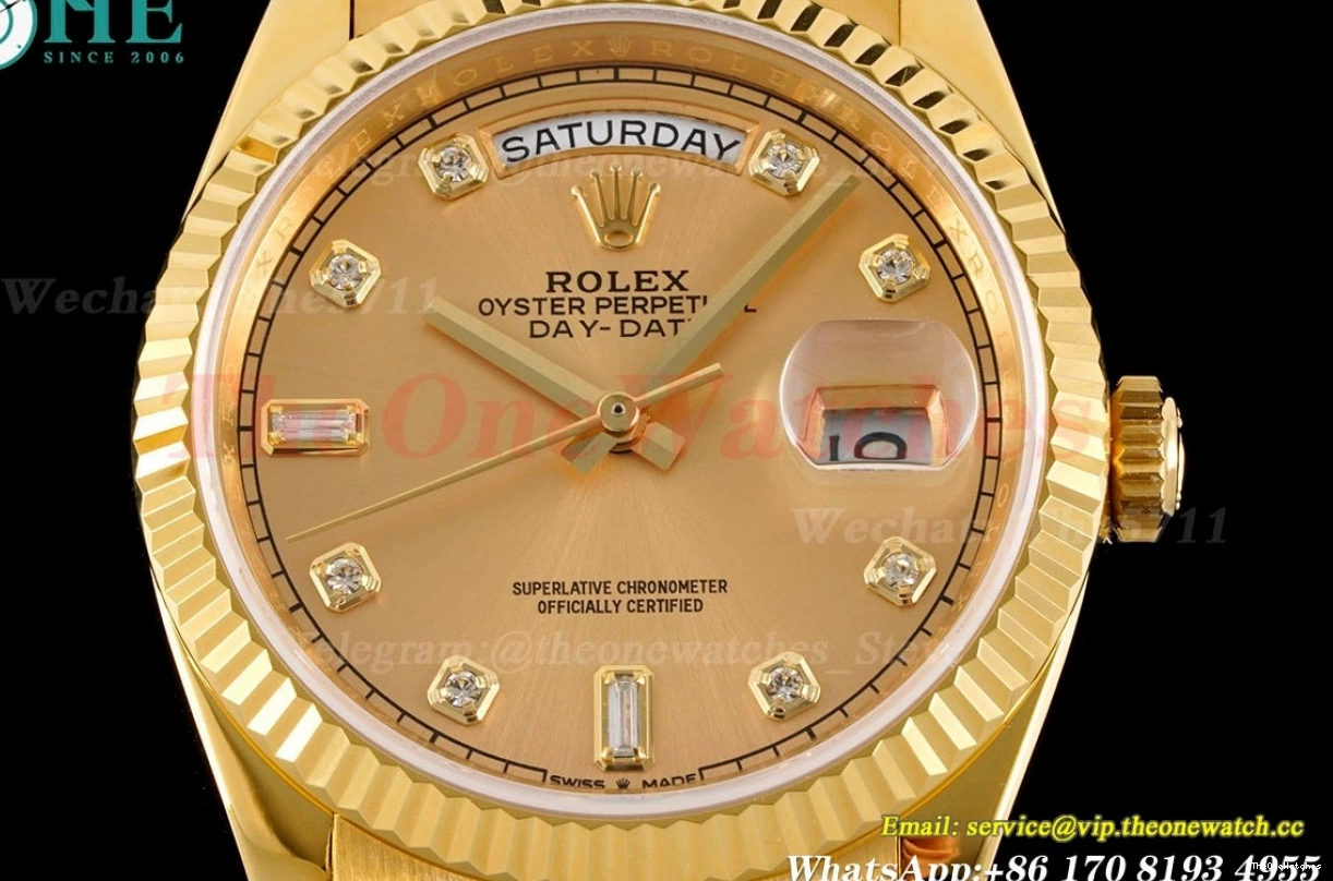 Gold A2836 Dia Pres RAF 36mm DayDate YG YG 0111